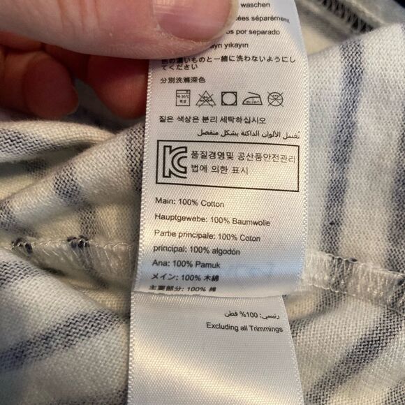 Joules NWOT heavy cotton sailor shirt w/pink strawberries French chic - Picture 11 of 11